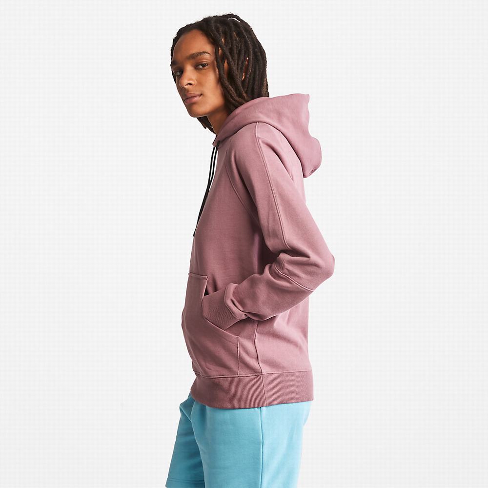 Dámské Mikiny S Kapucí Timberland Heavyweight Logo Růžové | TI52910-680