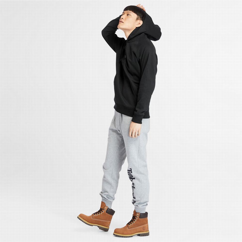 Dámské Mikiny S Kapucí Timberland Heavyweight Logo Černé | TI72935-143