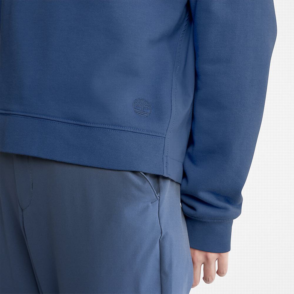 Dámské Mikiny S Kapucí Timberland Solid-colour Tmavě Blankyt | TI07613-507