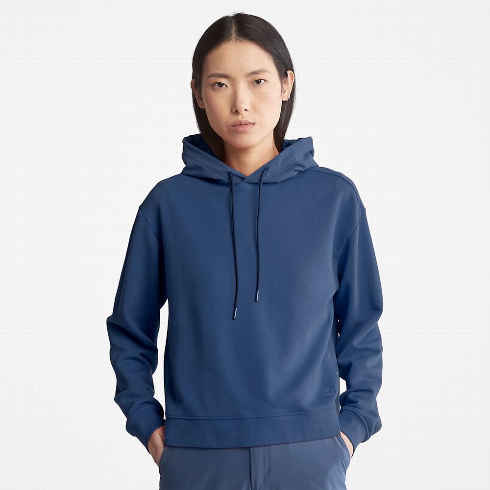 Dámské Mikiny S Kapucí Timberland Solid-colour Tmavě Blankyt | TI07613-507