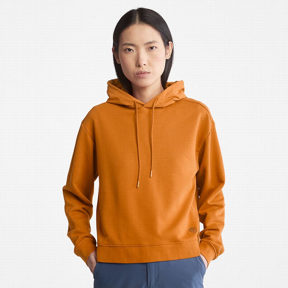 Dámské Mikiny S Kapucí Timberland Solid-colour Hnědé | TI19645-580
