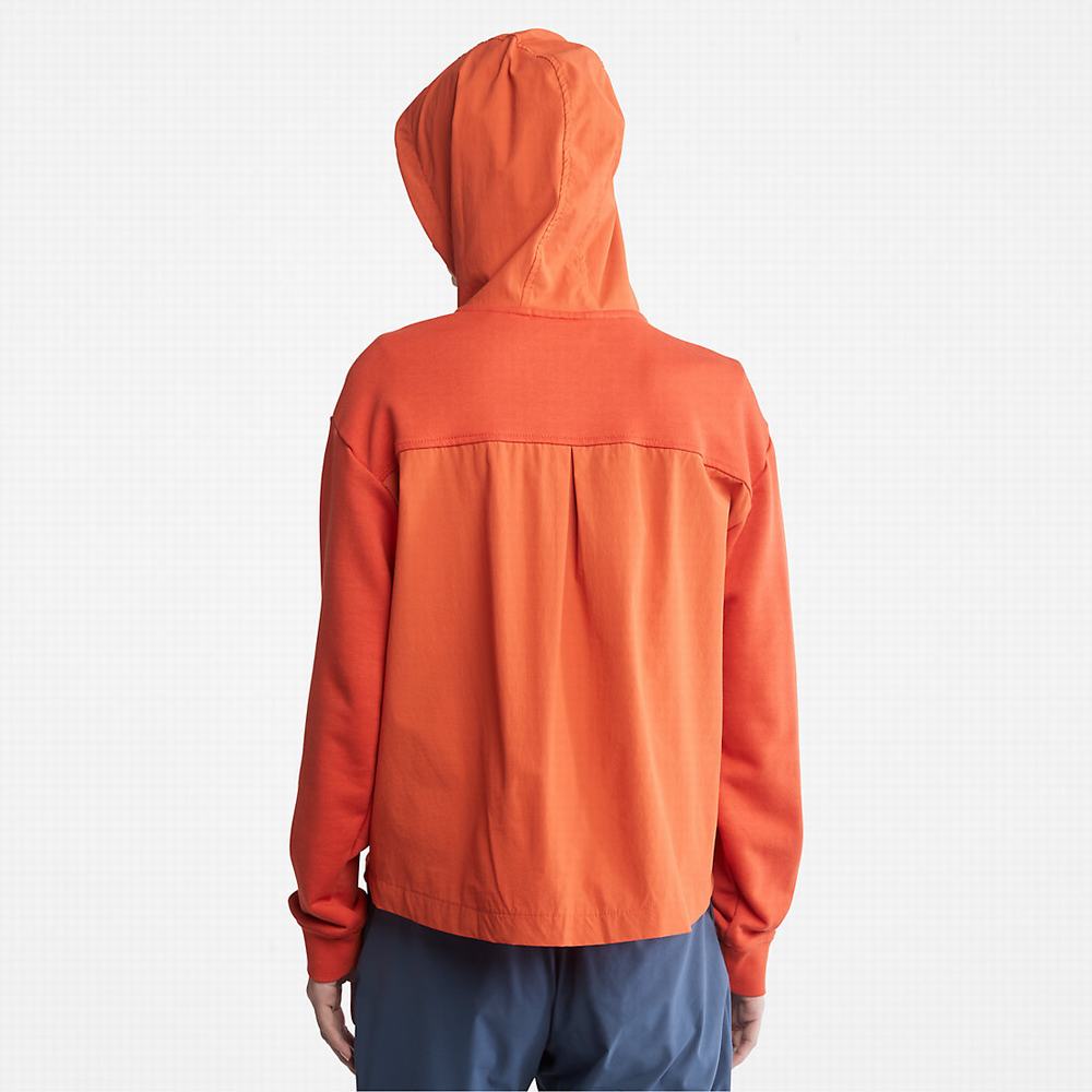 Dámské Mikiny S Kapucí Timberland Solid-colour Oranžové | TI23519-742