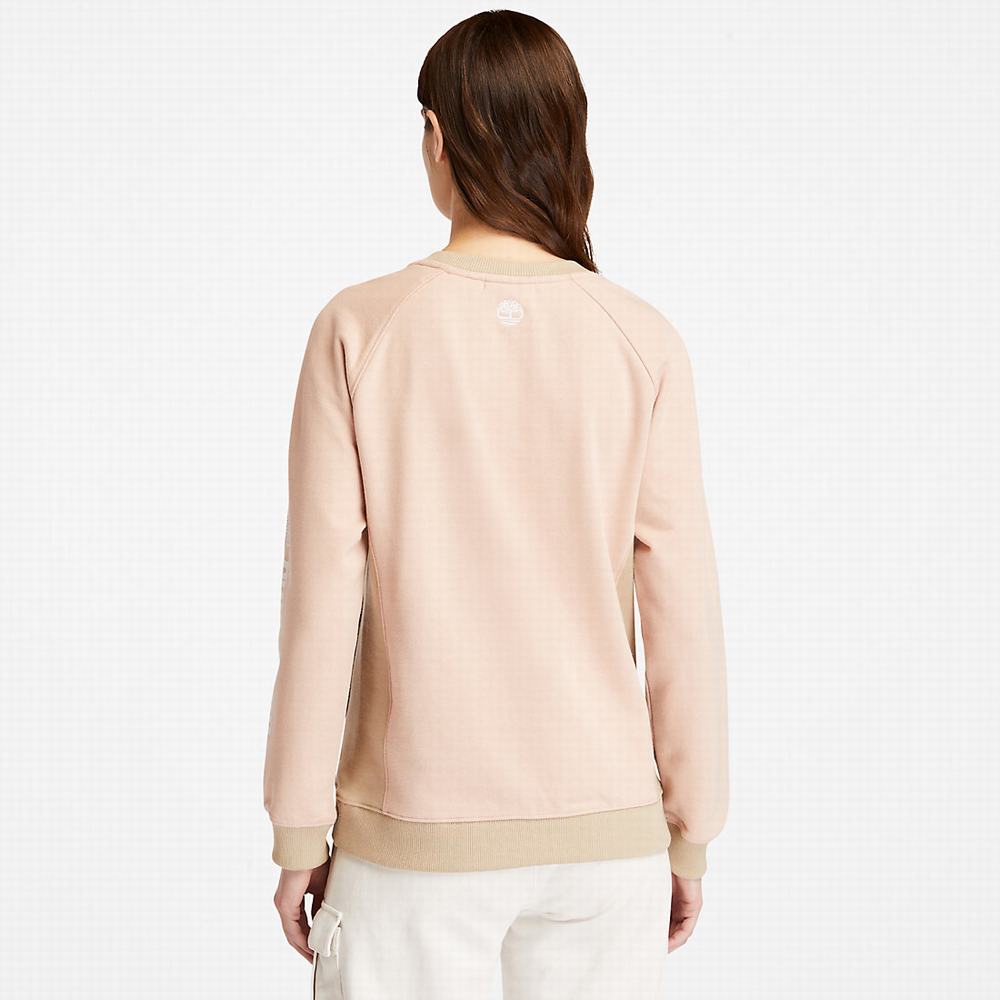 Dámské Mikiny Timberland Crewneck Světle Růžové | TI47892-793
