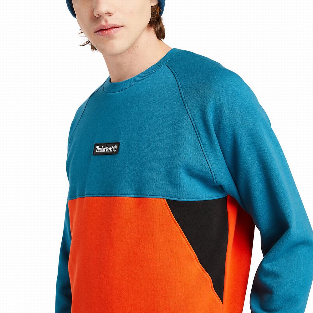 Dámské Mikiny Timberland Cut-and-sew Tyrkysové | TI95436-573