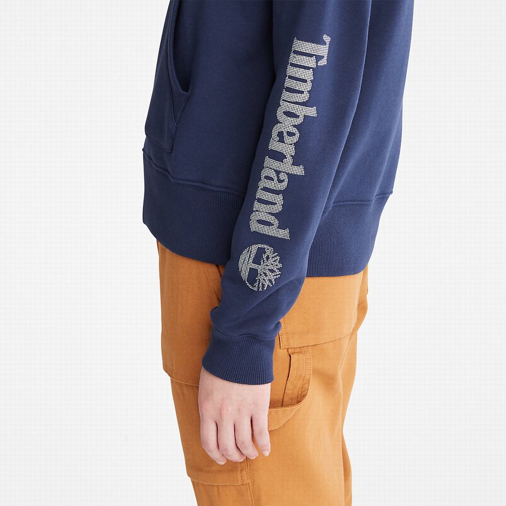 Dámské Mikiny Timberland Pouch-Pocket Tmavě Blankyt | TI39186-740