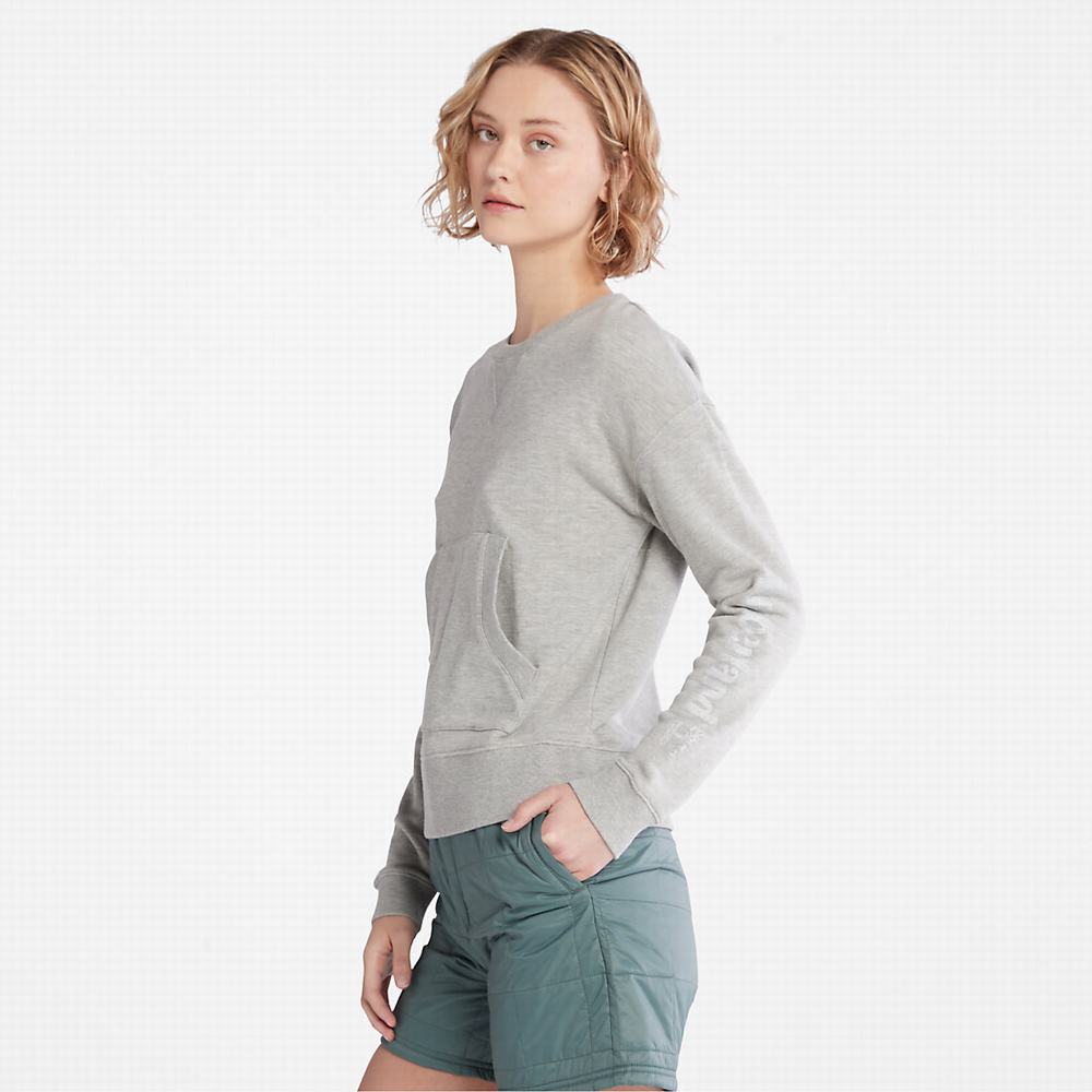 Dámské Mikiny Timberland Pouch-Pocket Šedé | TI54639-789
