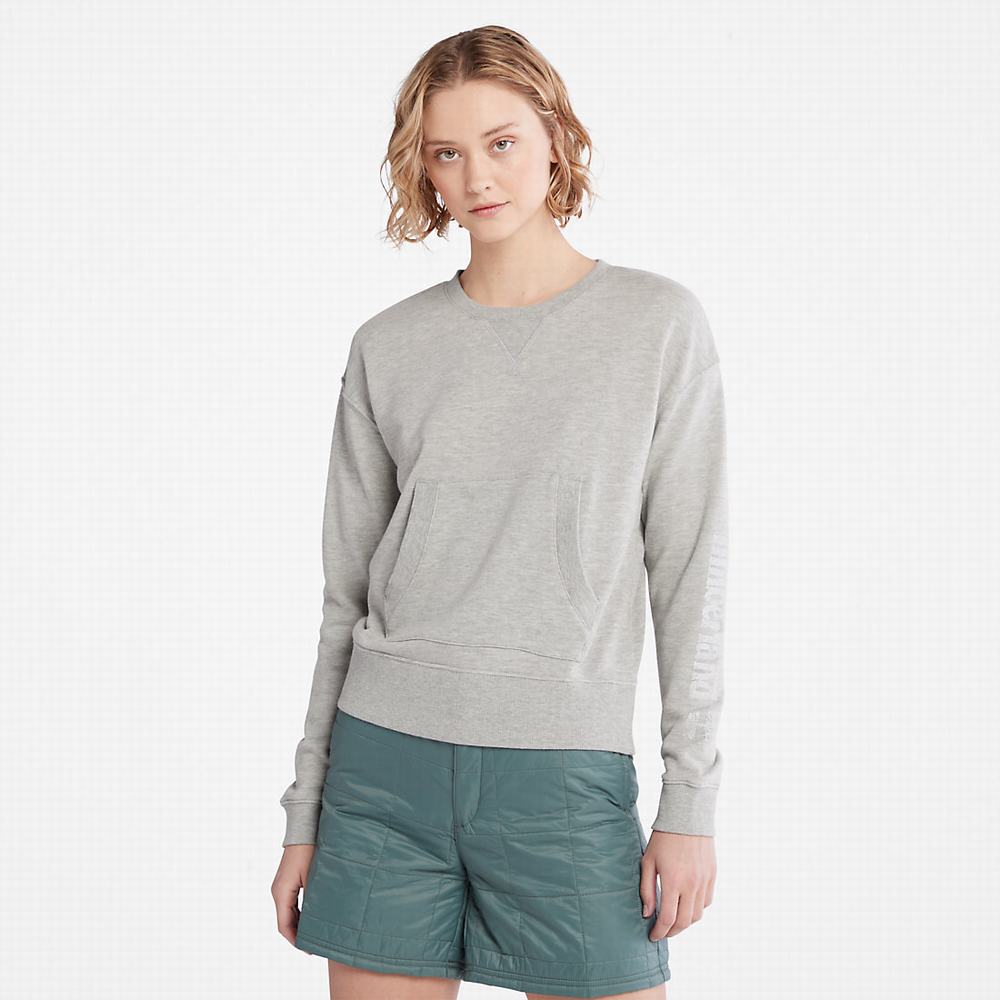 Dámské Mikiny Timberland Pouch-Pocket Šedé | TI54639-789