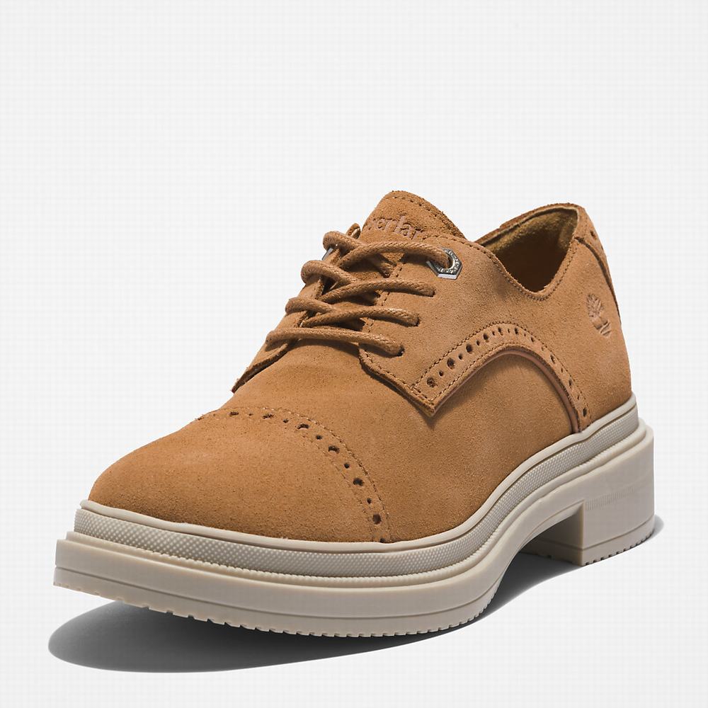 Dámské Oxford Boty Timberland Lisbon Lane Brogue Béžový | TI70369-728