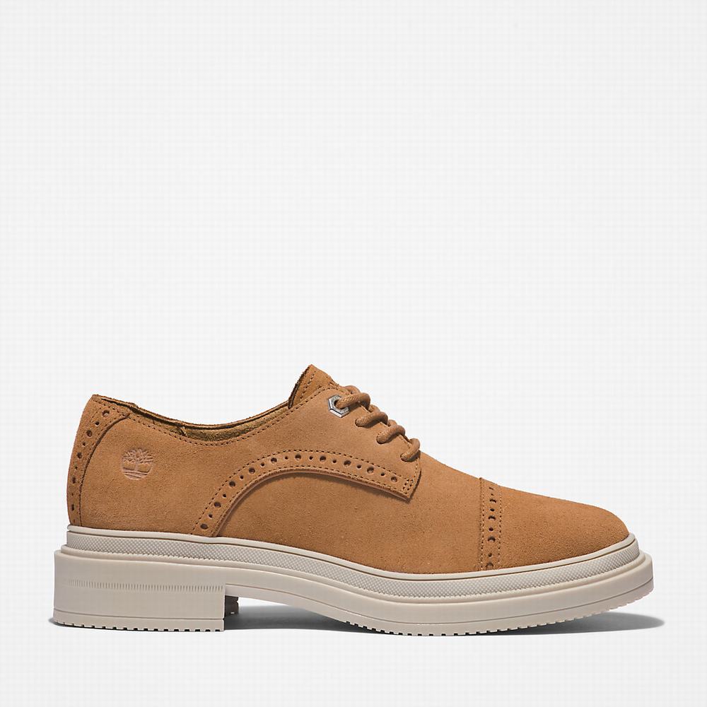 Dámské Oxford Boty Timberland Lisbon Lane Brogue Béžový | TI70369-728