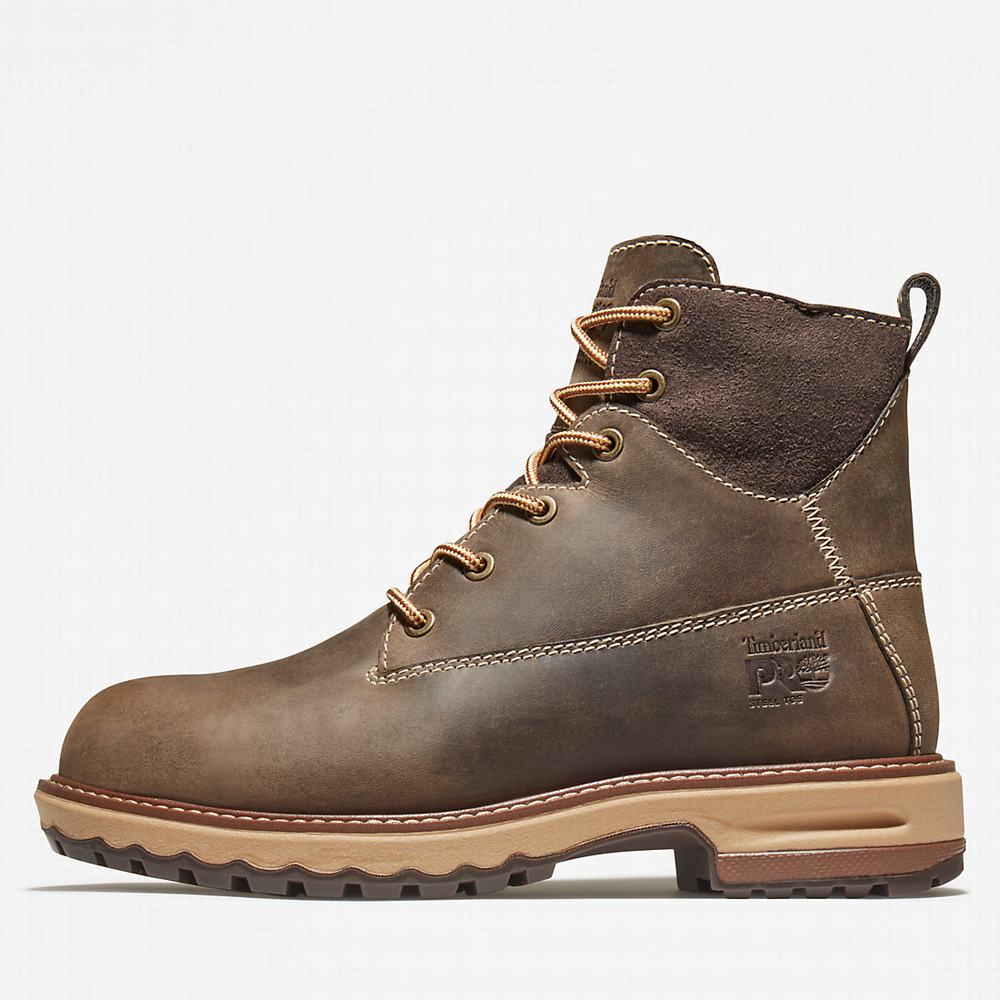 Dámské Pracovní Boty Timberland 6-inch Hightower Worker Boot Hnědé | TI20458-168