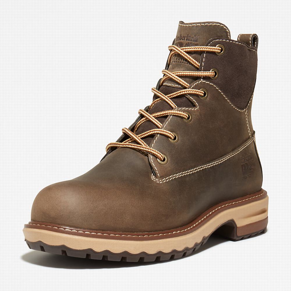 Dámské Pracovní Boty Timberland 6-inch Hightower Worker Boot Hnědé | TI20458-168