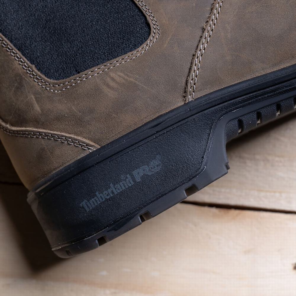 Dámské Pracovní Boty Timberland Nashoba Běžné Composite Špicí Káva | TI06487-820
