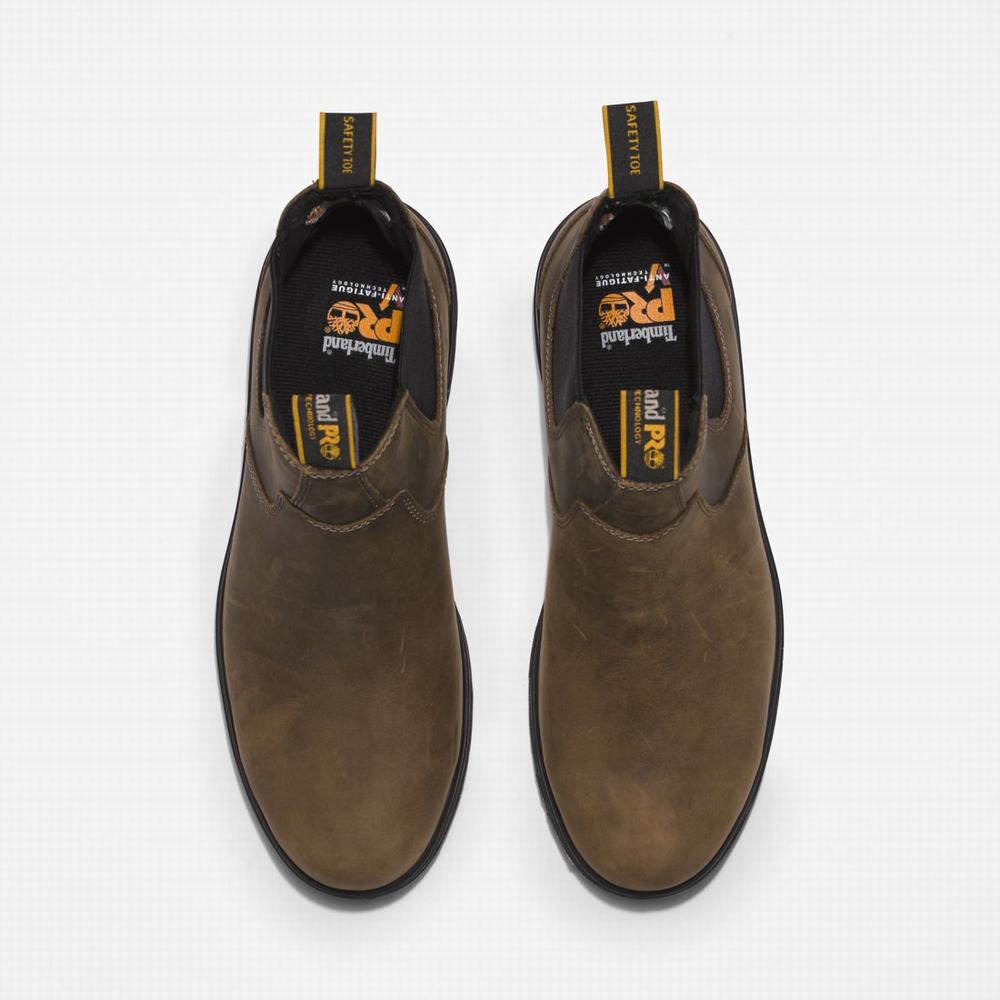 Dámské Pracovní Boty Timberland Nashoba Běžné Composite Špicí Káva | TI06487-820