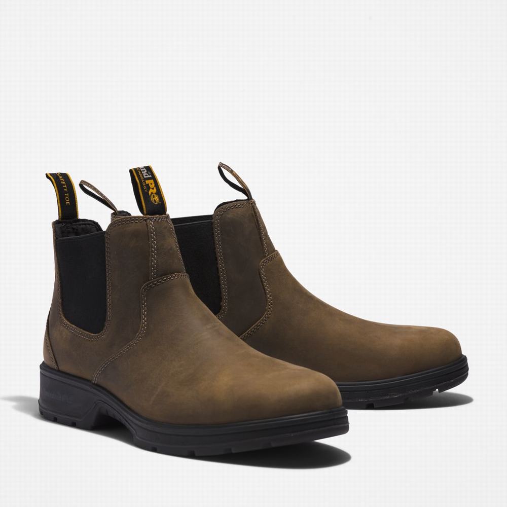 Dámské Pracovní Boty Timberland Nashoba Běžné Composite Špicí Káva | TI06487-820