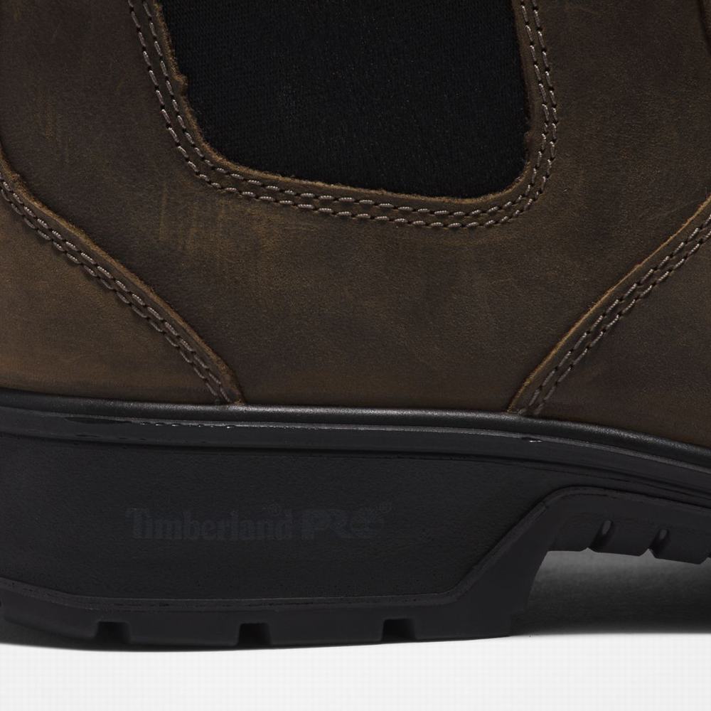 Dámské Pracovní Boty Timberland Nashoba Běžné Composite Špicí Káva | TI06487-820