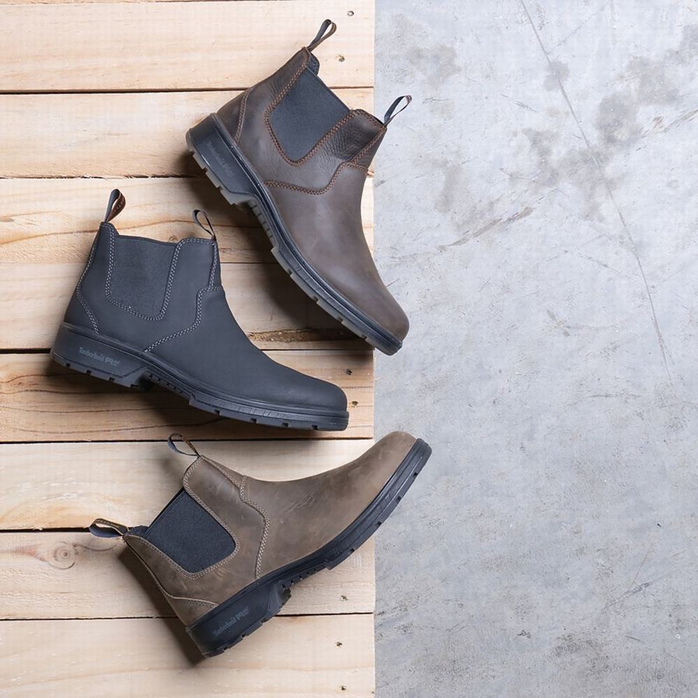 Dámské Pracovní Boty Timberland Nashoba Běžné Composite Špicí Káva | TI06487-820