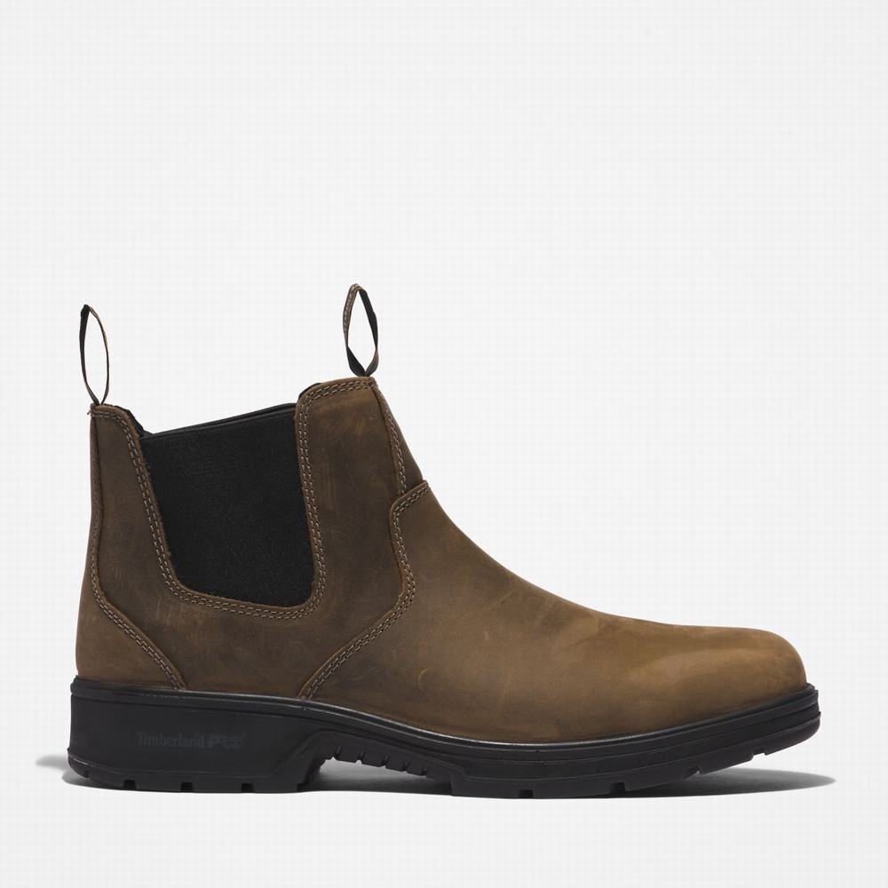 Dámské Pracovní Boty Timberland Nashoba Běžné Composite Špicí Káva | TI06487-820