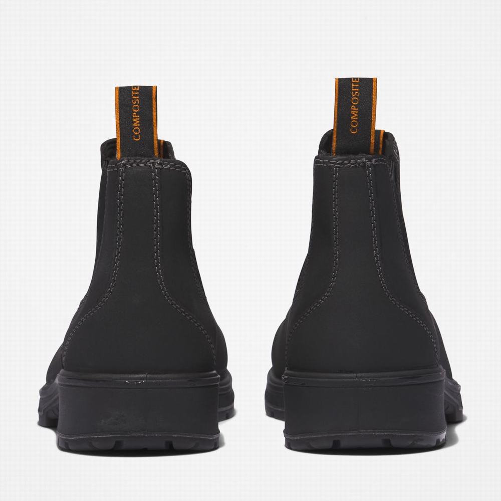 Dámské Pracovní Boty Timberland Nashoba Běžné Composite Špicí Černé | TI43607-461