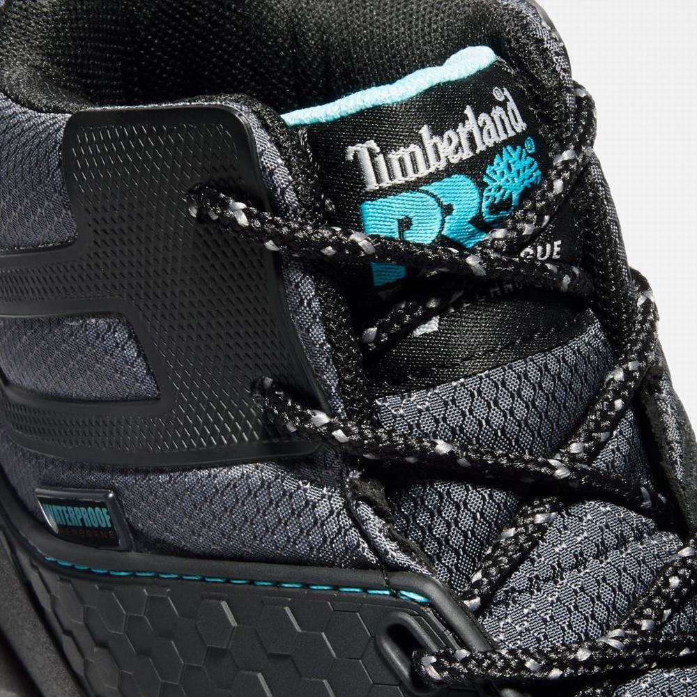 Dámské Pracovní Boty Timberland Ridgework Composite Špicí Waterproof Černé | TI30976-452