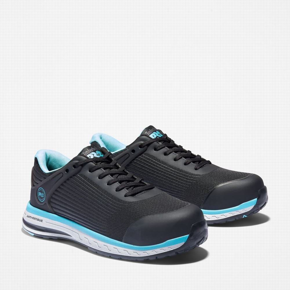 Dámské Pracovní Obuv Timberland Drivetrain Composite Špicí Pracovní Sneaker Černé Blankyt | TI81954-857