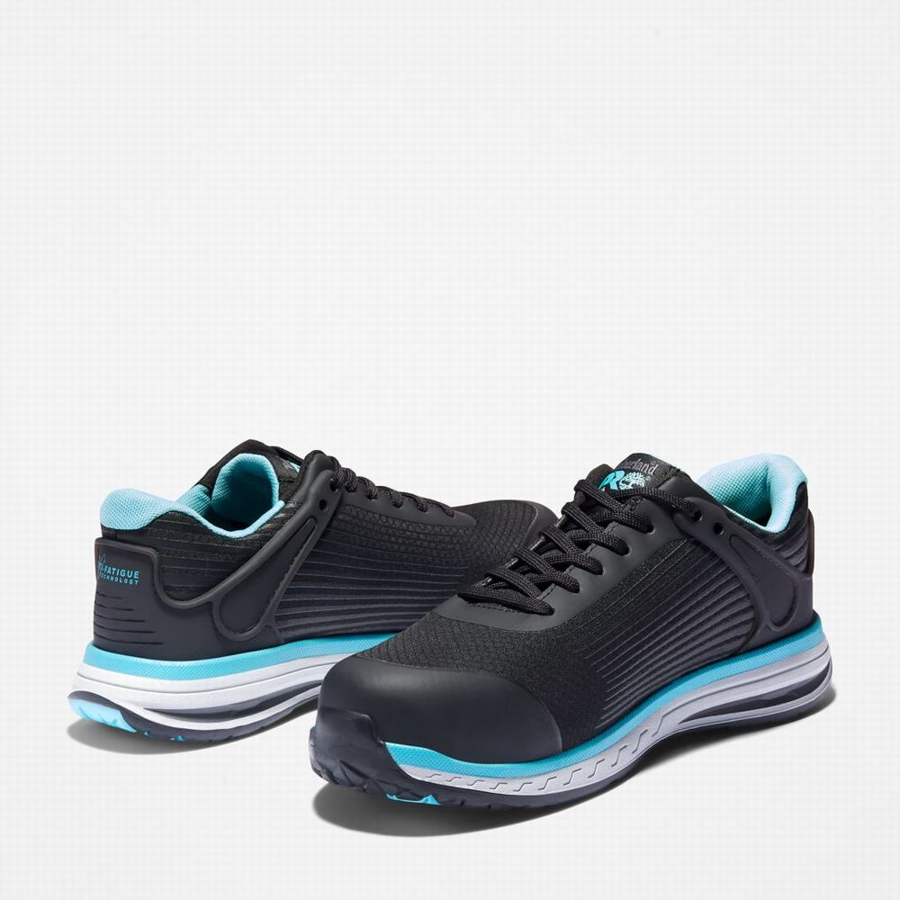 Dámské Pracovní Obuv Timberland Drivetrain Composite Špicí Pracovní Sneaker Černé Blankyt | TI81954-857