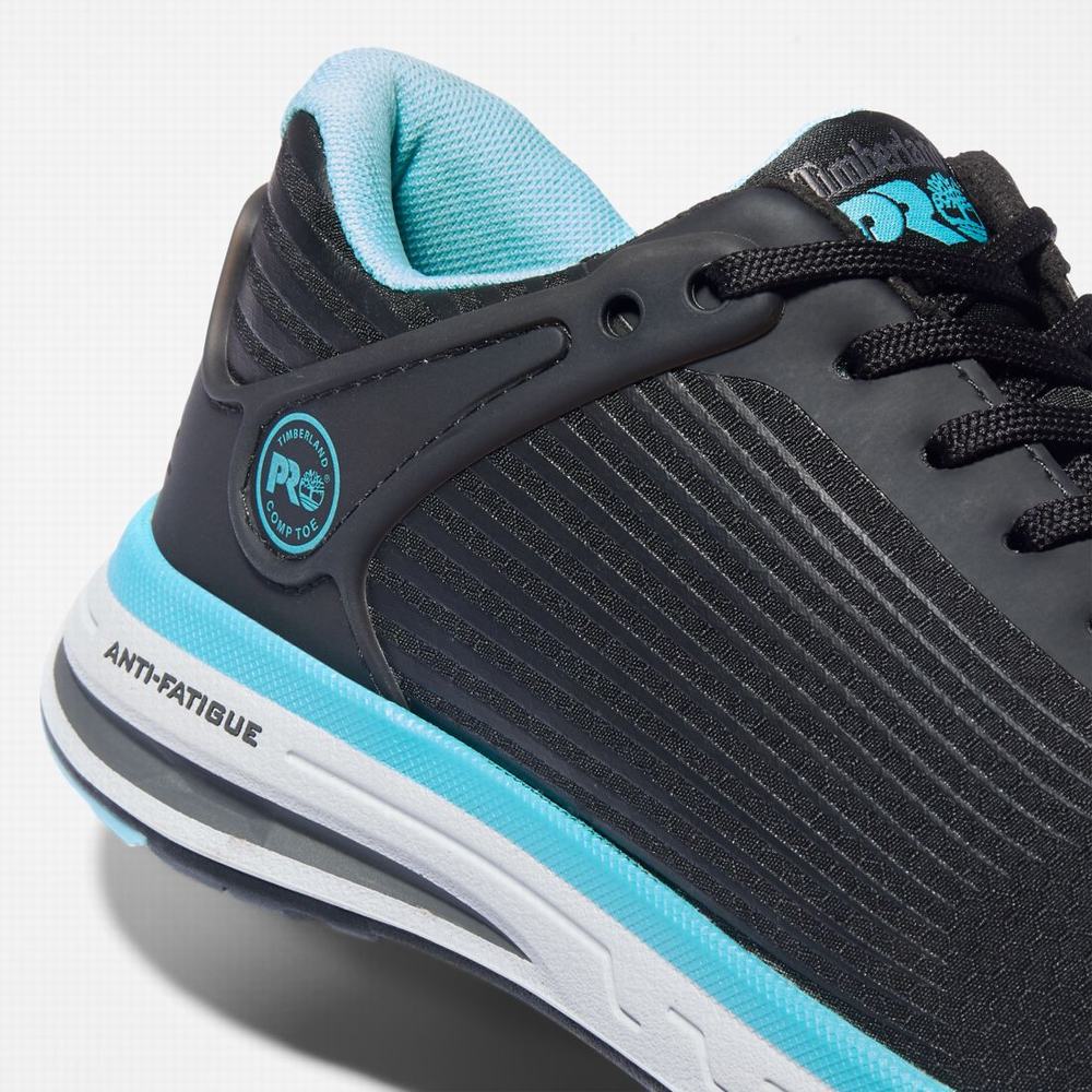 Dámské Pracovní Obuv Timberland Drivetrain Composite Špicí Pracovní Sneaker Černé Blankyt | TI81954-857