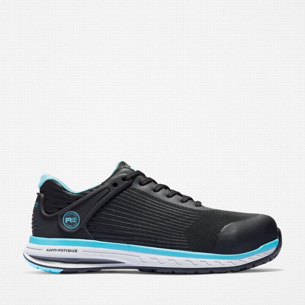 Dámské Pracovní Obuv Timberland Drivetrain Composite Špicí Pracovní Sneaker Černé Blankyt | TI81954-857