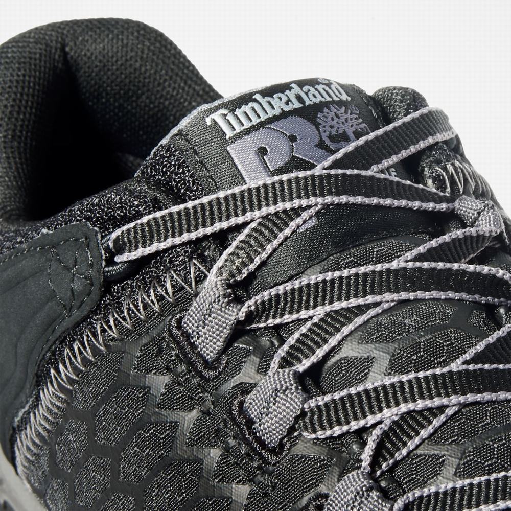 Dámské Pracovní Obuv Timberland PRO® Powertrain Sport Alloy Špicí Pracovní Sneaker Černé | TI53706-082
