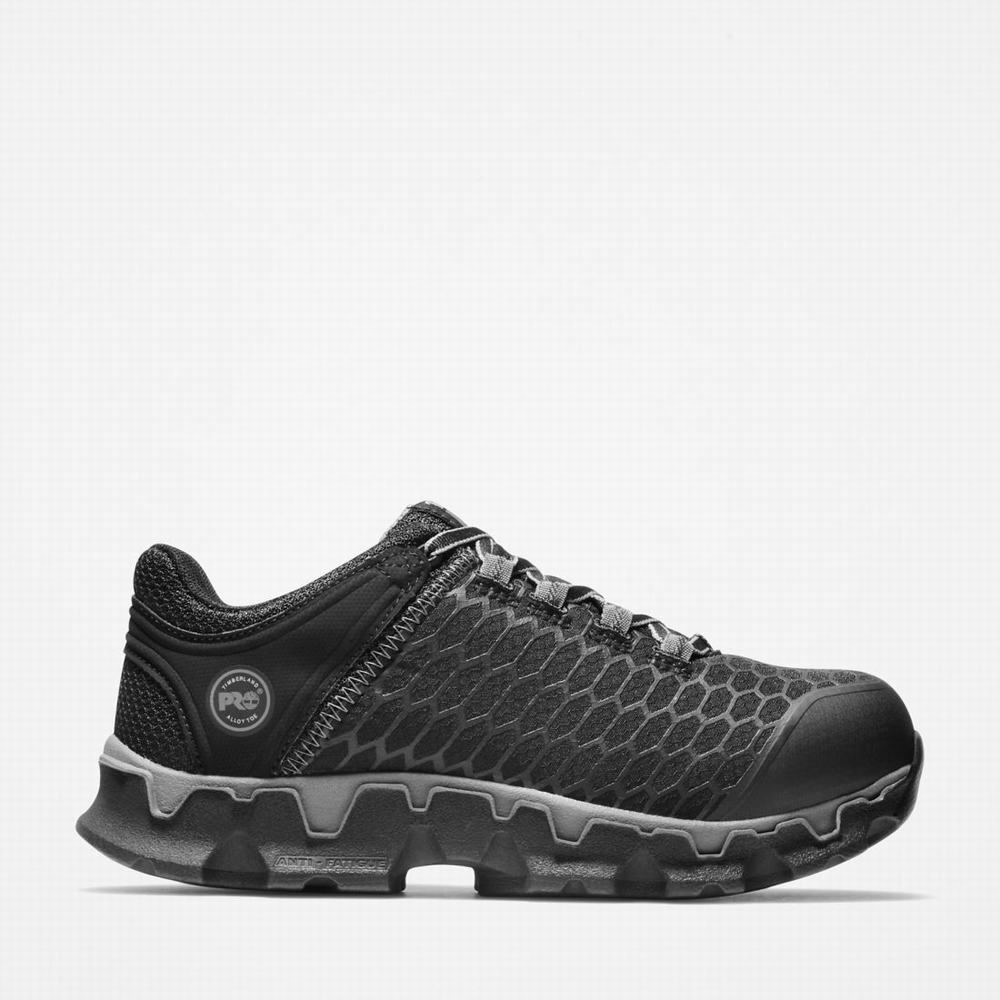 Dámské Pracovní Obuv Timberland PRO® Powertrain Sport Alloy Špicí Pracovní Sneaker Černé | TI53706-082