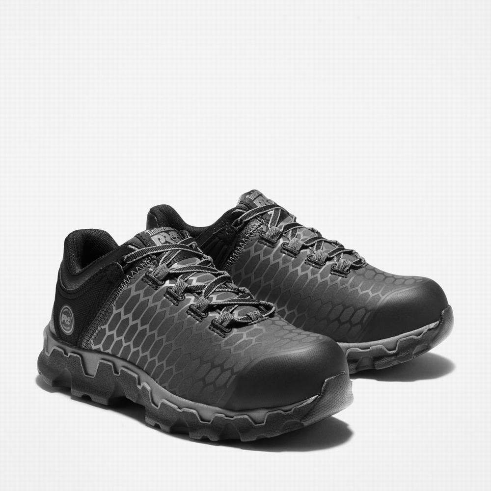 Dámské Pracovní Obuv Timberland PRO® Powertrain Sport Alloy Špicí Pracovní Sneaker Černé | TI57684-506