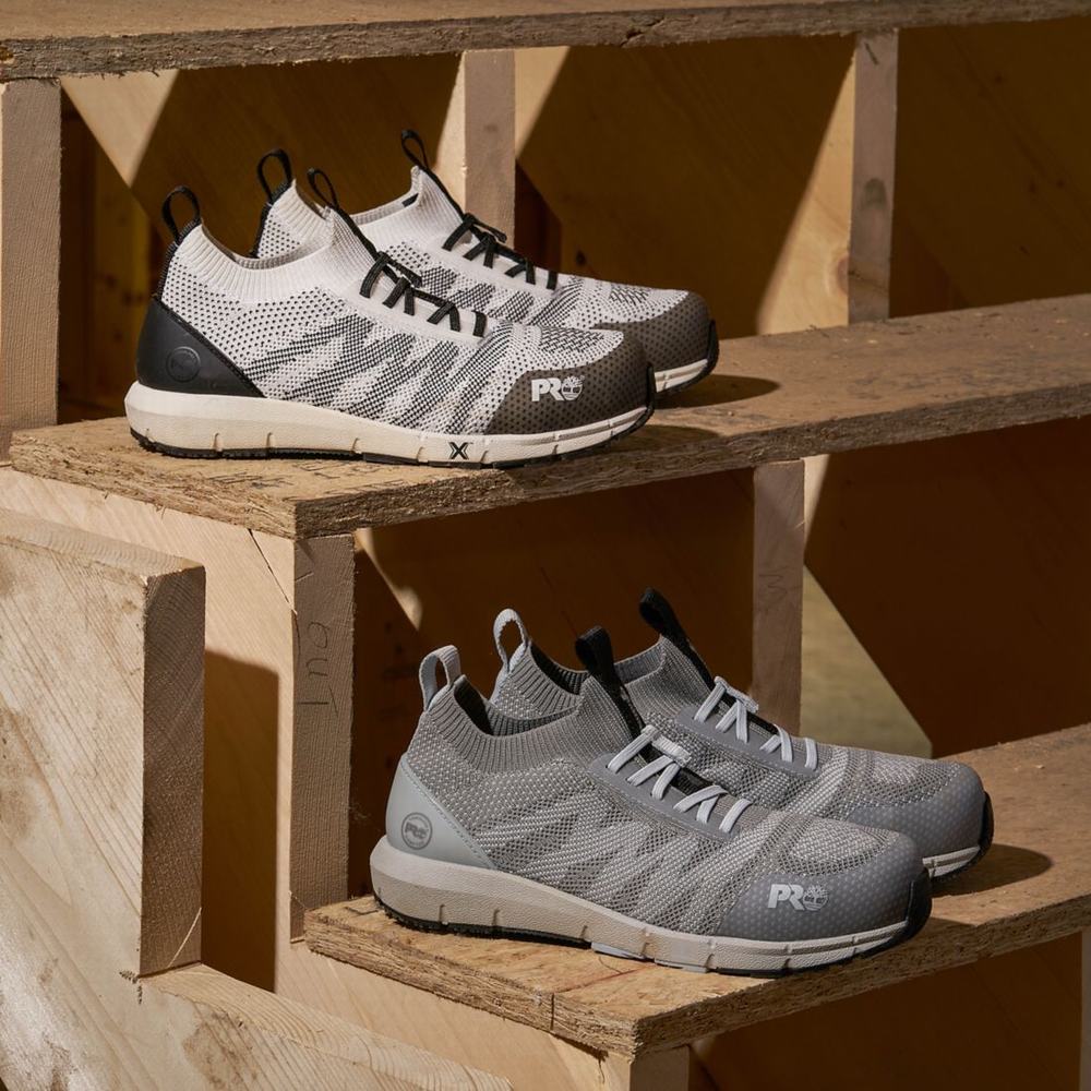 Dámské Pracovní Obuv Timberland Radius Composite Špicí Pracovní Sneaker Šedé Blankyt | TI59710-867