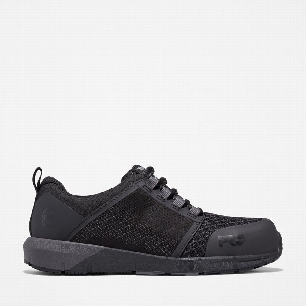 Dámské Pracovní Obuv Timberland Radius Composite Špicí Pracovní Sneaker Černé | TI61907-938