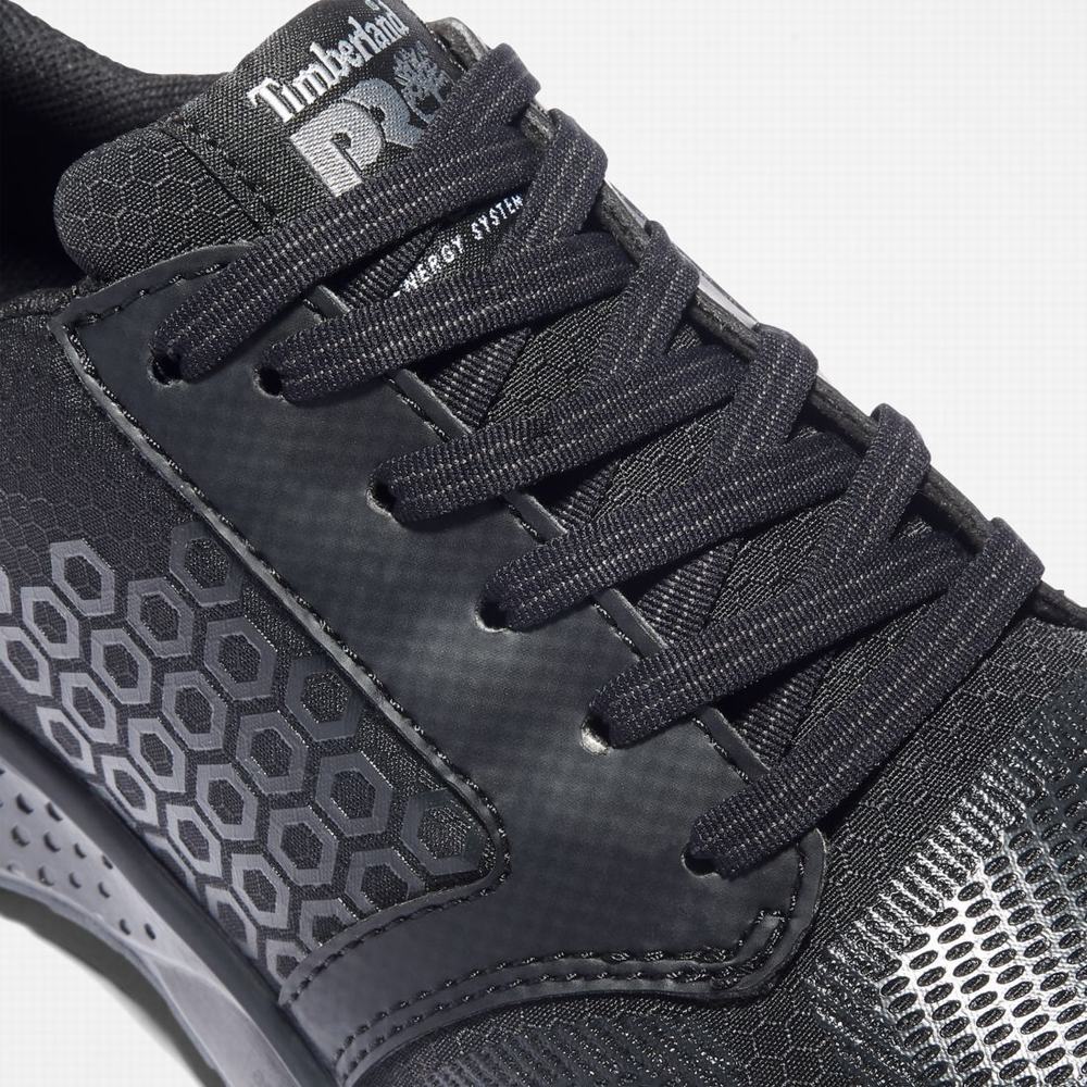 Dámské Pracovní Obuv Timberland Reaxion Composite Špicí Pracovní Sneaker Černé Šedé | TI39167-802
