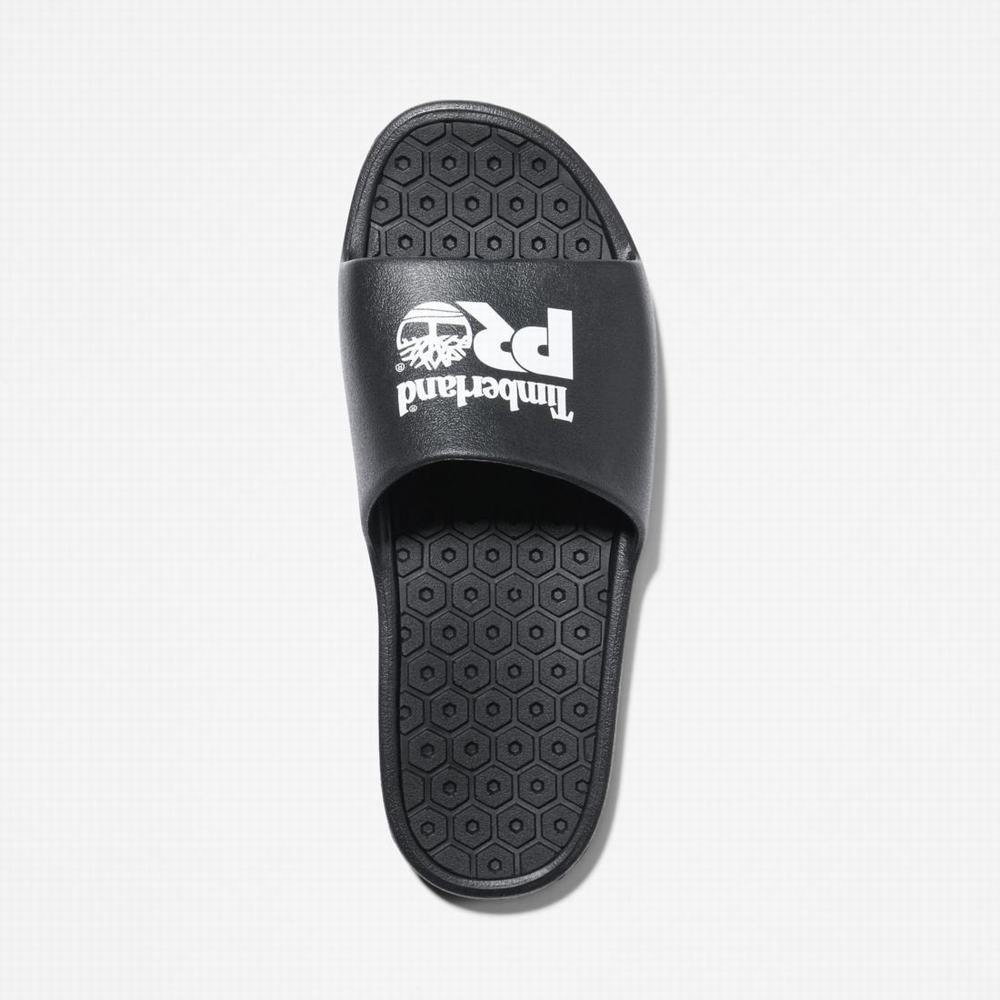 Dámské Sandály Timberland Anti-Fatigue Technologie Pantofle Černé Bílé | TI43721-581