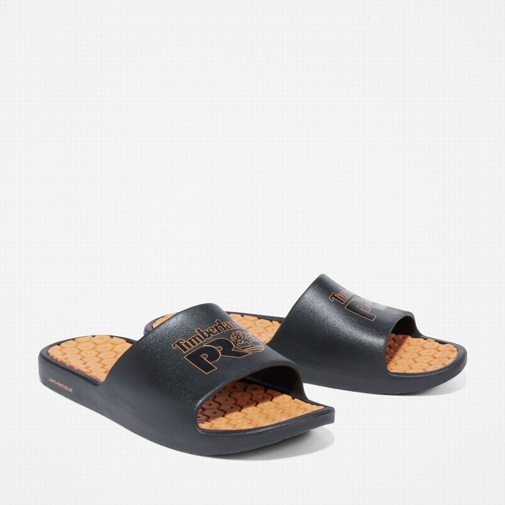 Dámské Sandály Timberland Anti-Fatigue Technologie Pantofle Černé Oranžové | TI94562-927