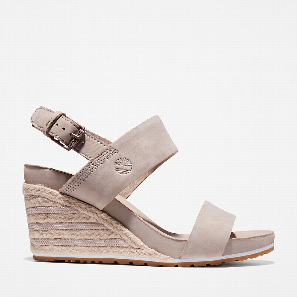 Dámské Sandály Timberland Capri Sunset Klínku Béžový | TI26081-328