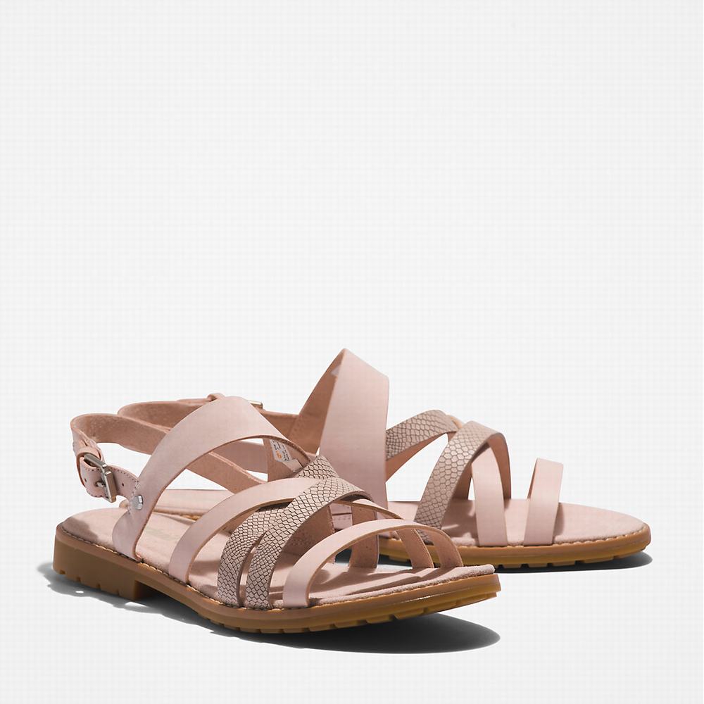 Dámské Sandály Timberland Chicago Riverside Backstrap Světle Růžové | TI04597-541
