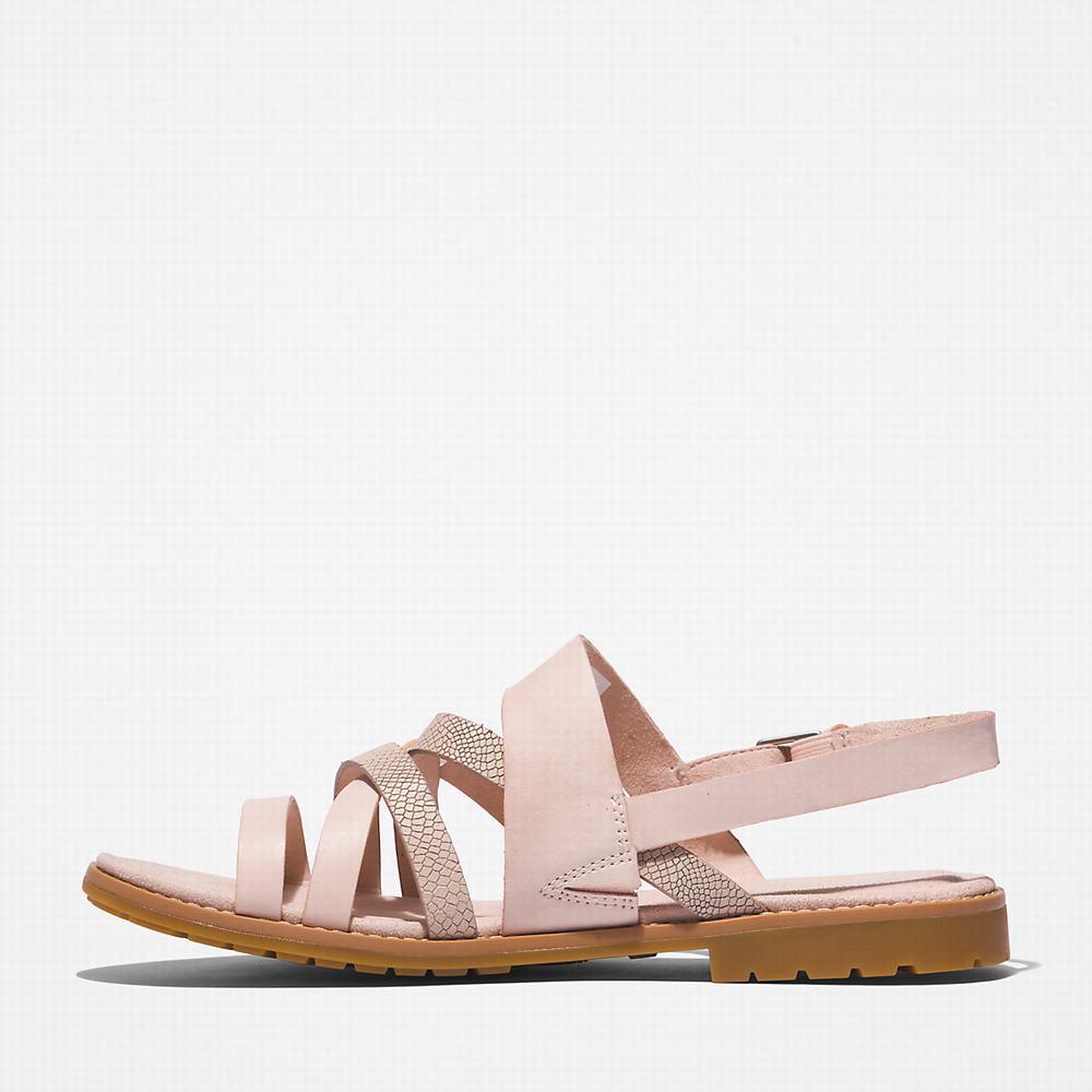 Dámské Sandály Timberland Chicago Riverside Backstrap Světle Růžové | TI04597-541