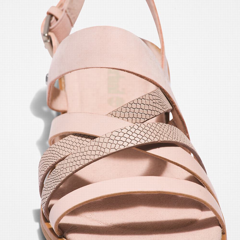 Dámské Sandály Timberland Chicago Riverside Backstrap Světle Růžové | TI04597-541