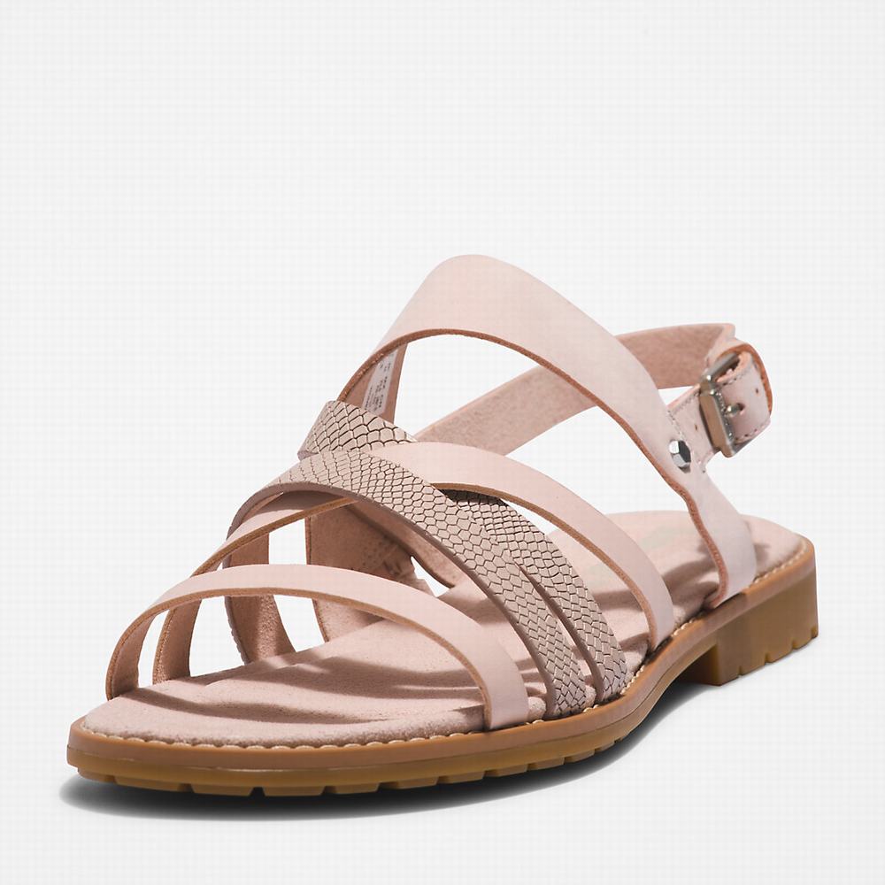 Dámské Sandály Timberland Chicago Riverside Backstrap Světle Růžové | TI04597-541