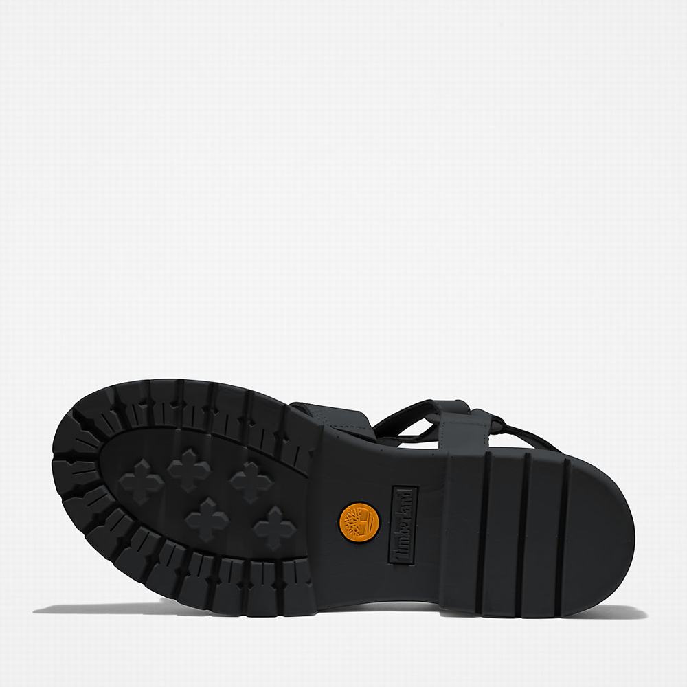 Dámské Sandály Timberland London Vibe Ankle-Páskové Černé | TI29375-734