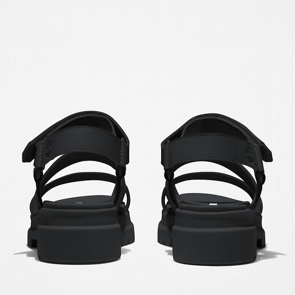 Dámské Sandály Timberland London Vibe Ankle-Páskové Černé | TI29375-734