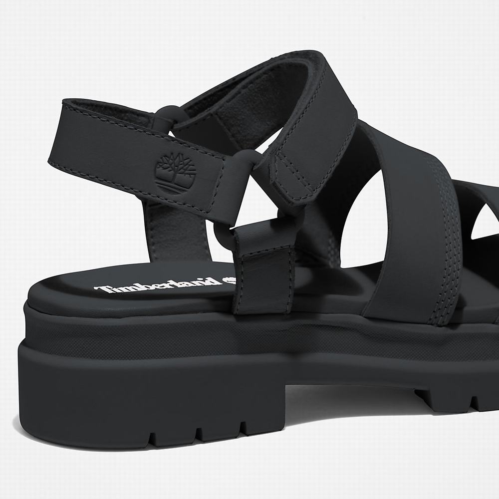 Dámské Sandály Timberland London Vibe Ankle-Páskové Černé | TI29375-734