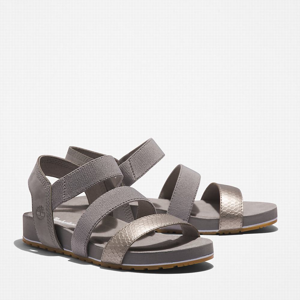 Dámské Sandály Timberland Malibu Waves Ankle-strap Šedé | TI43571-907