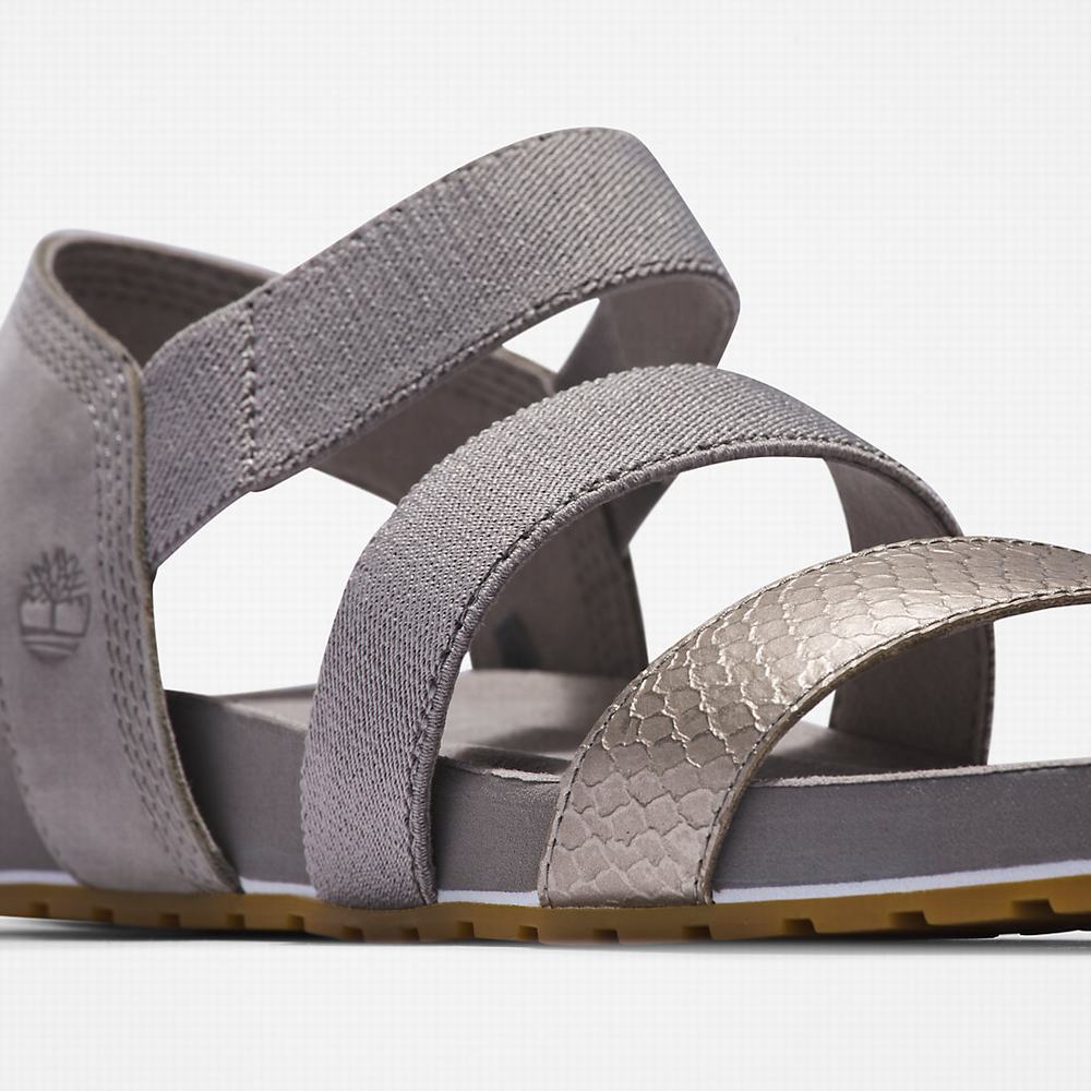 Dámské Sandály Timberland Malibu Waves Ankle-strap Šedé | TI43571-907