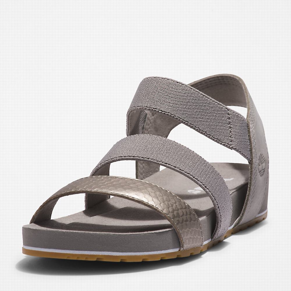 Dámské Sandály Timberland Malibu Waves Ankle-strap Šedé | TI43571-907