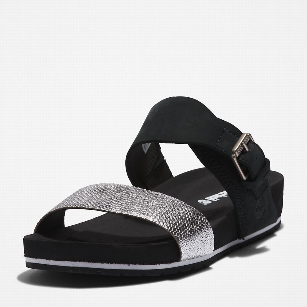 Dámské Sandály Timberland Malibu Waves Pantofle Černé | TI59642-702
