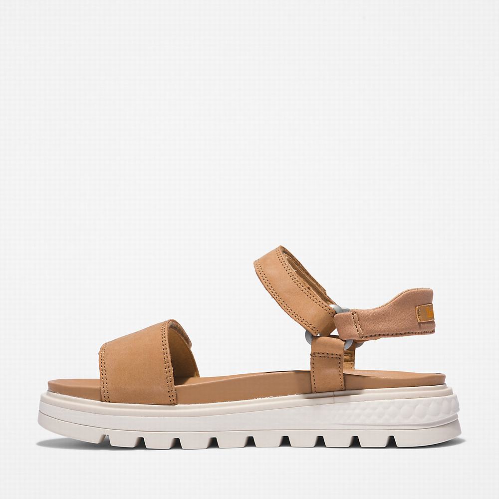 Dámské Sandály Timberland Ray City Ankle Páskové Hnědé | TI05123-260