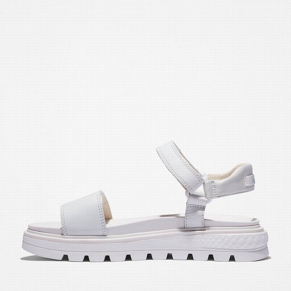 Dámské Sandály Timberland Ray City Ankle Páskové Bílé | TI15276-910