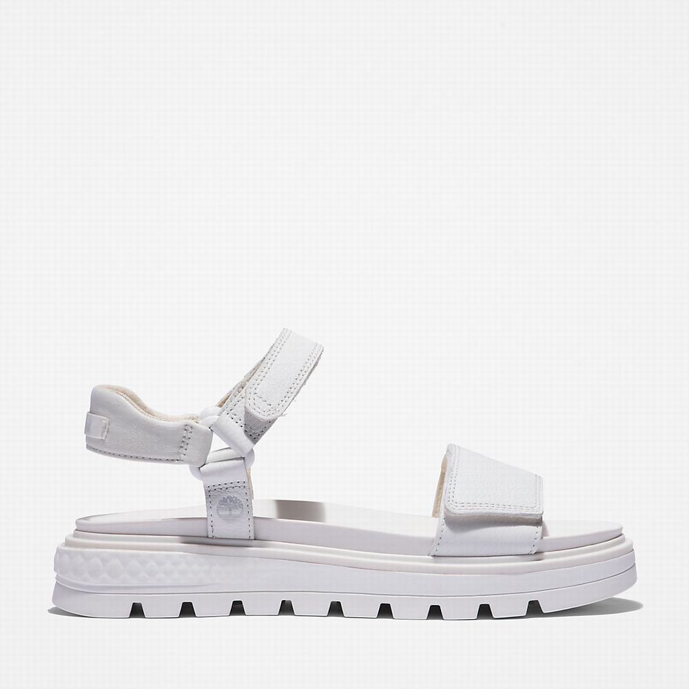 Dámské Sandály Timberland Ray City Ankle Páskové Bílé | TI15276-910